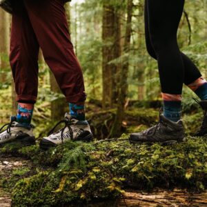 Swiftwick- VISION SIX Impression, Parks Edition, Running and Cycling Socks (Glacier, Large)