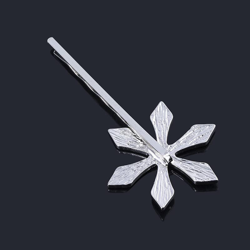 FunBoat Orihime Inoue Hair Clip - Anime Snow Hairpin - 0.23in Shun Shun Rikka Hair Clip for Halloween Costume, Cosplay, Daily Use, and Fans