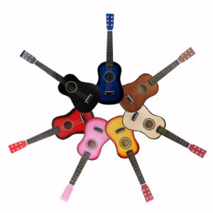 Toyvian 23 Guitar for Kids Ages 5-9 Guitar for Kids Ages 3-5 Kids Acoustic Guitar Beginner Guitar for Adults Ukulele for Beginners Small Birthday Favors for Adults Baby Aldult Bamboo