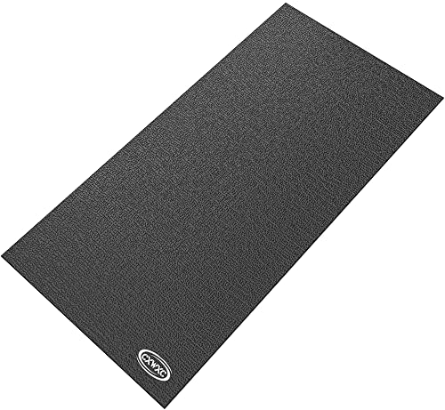 CXWXC Bike Mat 31.5" x 59"- Exercise Spin Peloton Bike Mat - Heavy Duty Cycling Trainer Floor Mat for Treadmill Spin, Peloton, Stationary, Exercise Bike