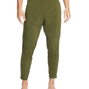 Nike Yoga Men's Pants,Style: CU7378 (as1, Alpha, l, Regular, Regular, Rough Green/Black, Large, Regular)