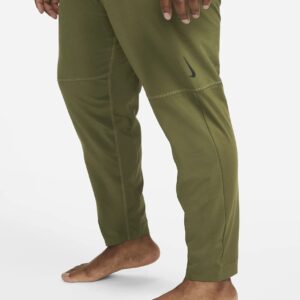 Nike Yoga Men's Pants,Style: CU7378 (as1, Alpha, l, Regular, Regular, Rough Green/Black, Large, Regular)