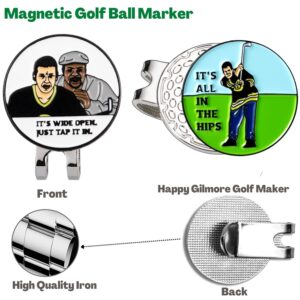 Artpreti Golf Ball Marker with a Standard Magnetic Hat Clip, Just Tap It in - Funny Golf Ball Marker Hat Clip for Men Women, Premium Golf Gifts Golf Accessories for Golf Lovers…