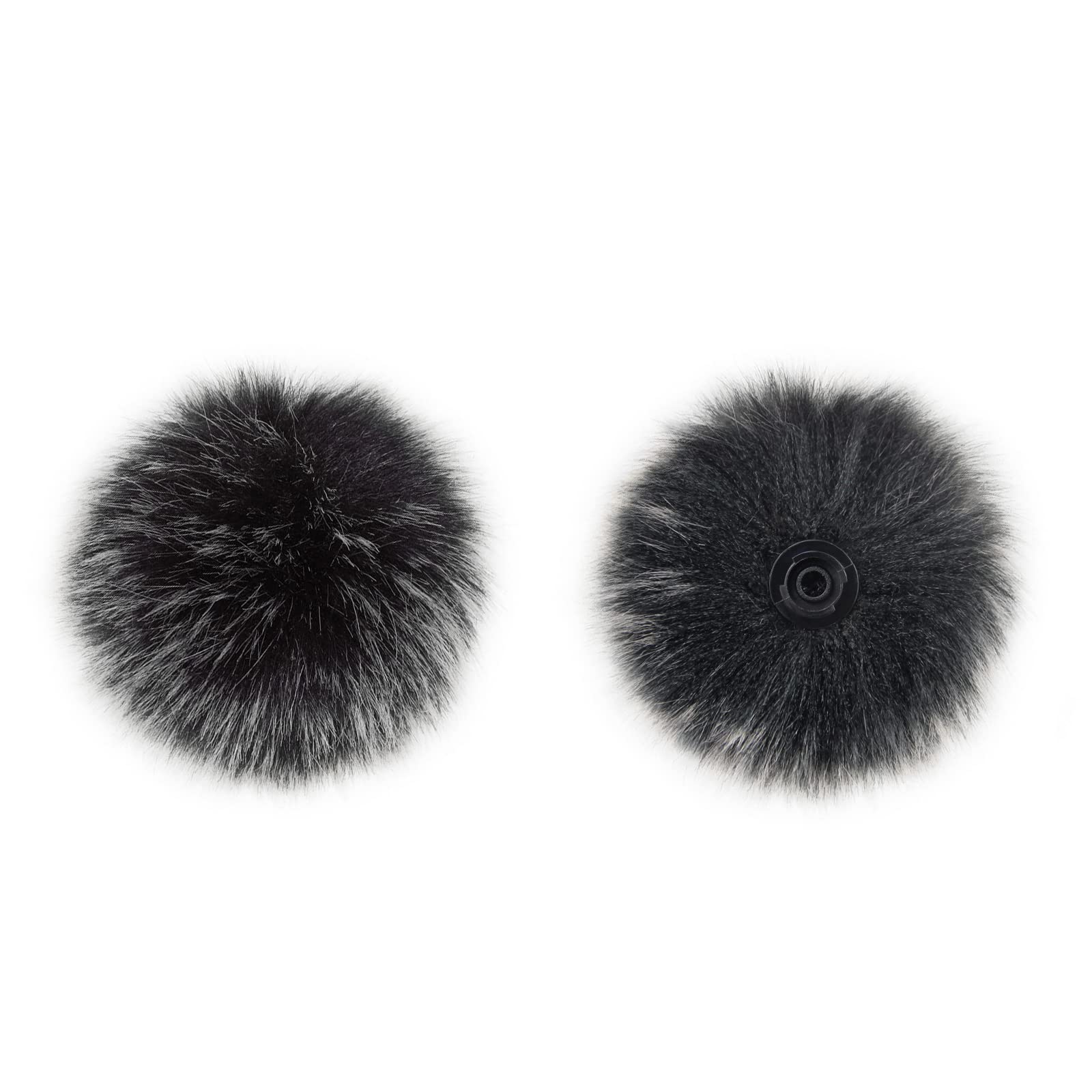 Microphone Windscreen Wind Muff Compatible with DJI MIC Wireless Lavalier Microphone,Furry Cover(2-Pack)