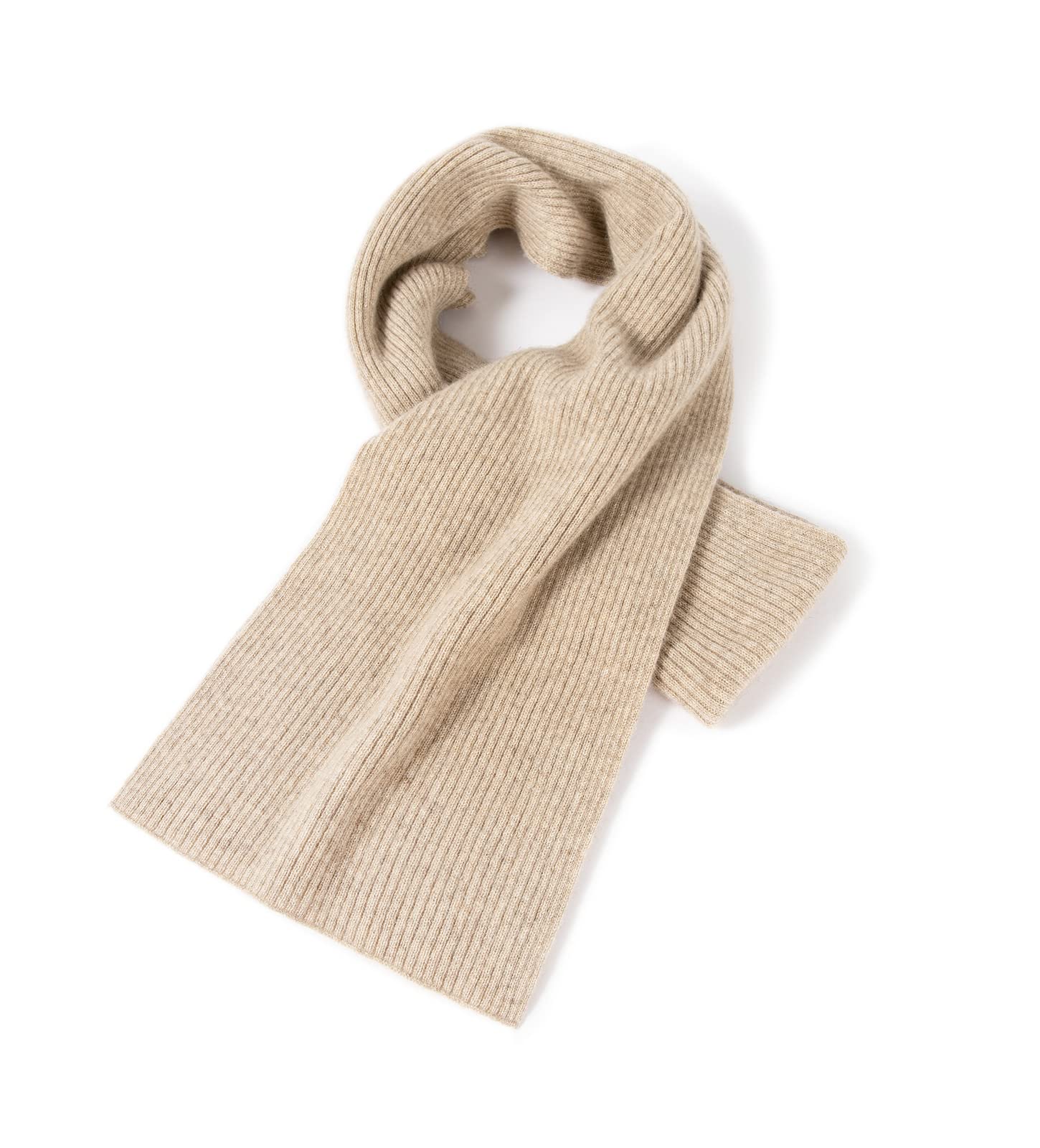 Villand 100% Cashmere Scarf for Women, Lightweight Cashmere Pashmina Wrap Scarf (Camel)