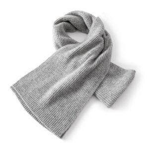 Villand 100% Cashmere Scarf for Women, Lightweight Cashmere Pashmina Wrap Scarf (Gray)