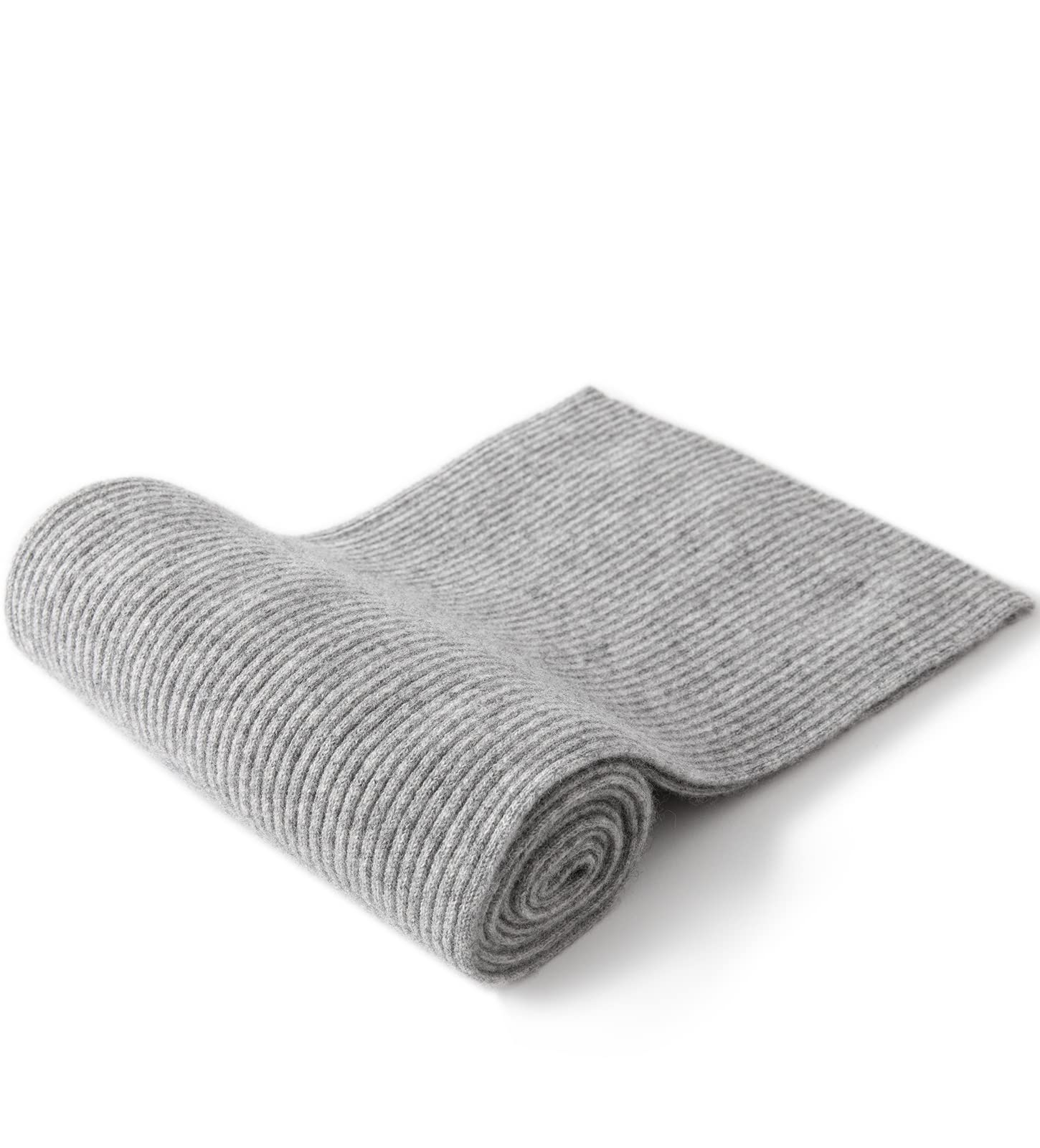 Villand 100% Cashmere Scarf for Women, Lightweight Cashmere Pashmina Wrap Scarf (Gray)