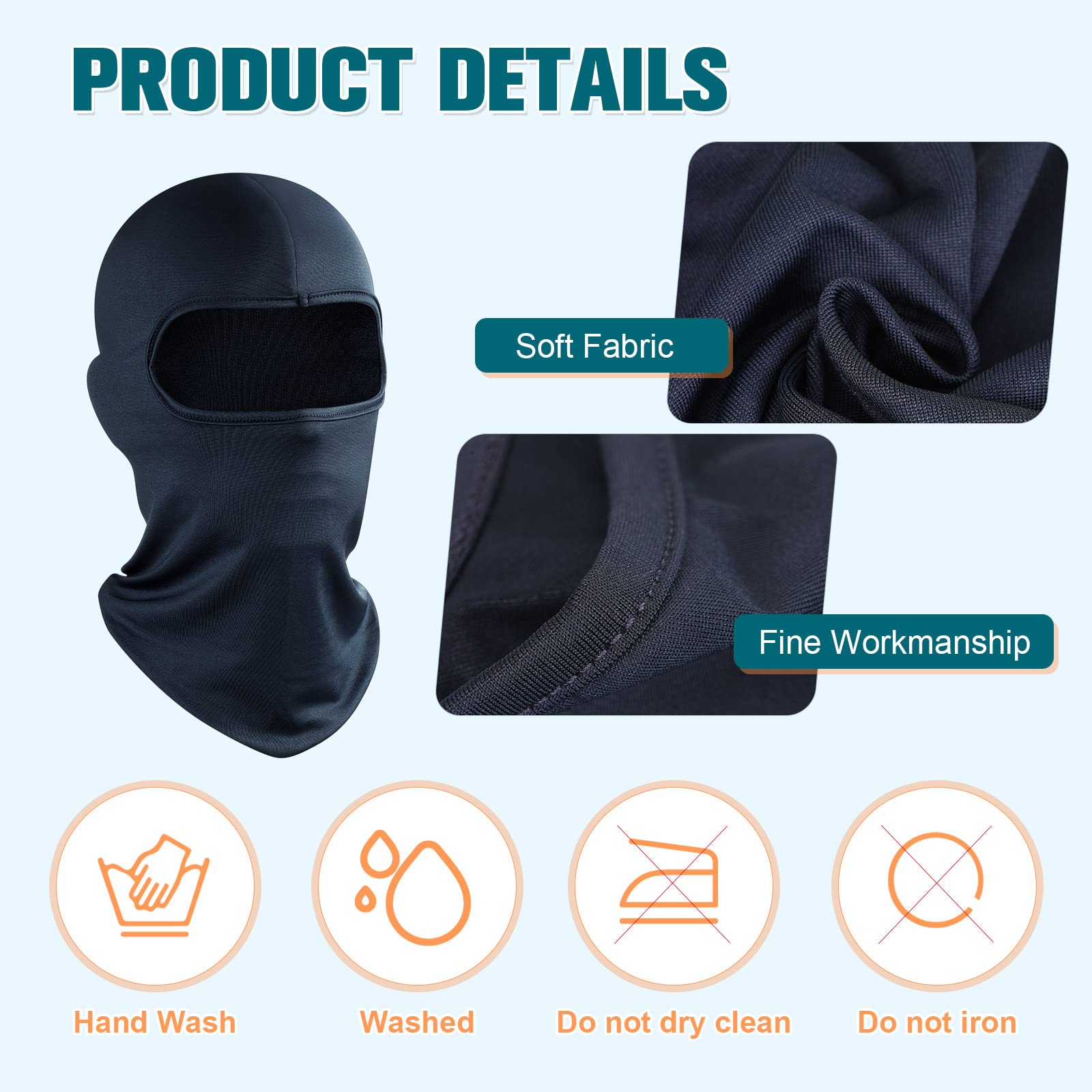 Vicenpal 36 Pcs Balaclava Face Mask Cover UV Protection Windproof Face Protective Cover for Outdoor Sports Motorcycle Running Riding (Classical, Camouflage)