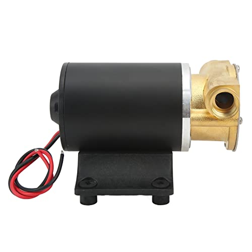 Kadimendium Boat Bilge Pump, Long Life Span Liquid Delivery Self Priming Impeller Bilge Pump Flush Pump Baitwell Pump Convenient Manipulation for Liquid Transfer(#1)