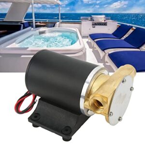 Kadimendium Boat Bilge Pump, Long Life Span Liquid Delivery Self Priming Impeller Bilge Pump Flush Pump Baitwell Pump Convenient Manipulation for Liquid Transfer(#1)