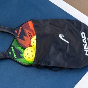 HEAD Flash Pickleball Pack - 2 Approved Paddles, 2 Outdoor Balls, Carry Sack