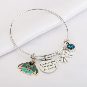 FAADBUK Eeyore Bracelet Eeyore Lover Gift She Believed She Could So She Did Inspiration Gift for Her (Donkey Bracelet)