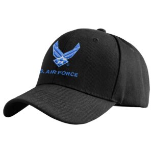 US Air Force Hat - Embroidered 3D Logo Air Force Hat – Flexfit USAF Hat – US Air Force Gifts Large/XL | Disabled USMC Vet Owned Small Business