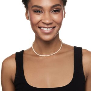 Ross-Simons 3.5-4.5mm Cultured Pearl Choker Necklace With Sterling Silver. 14 inches