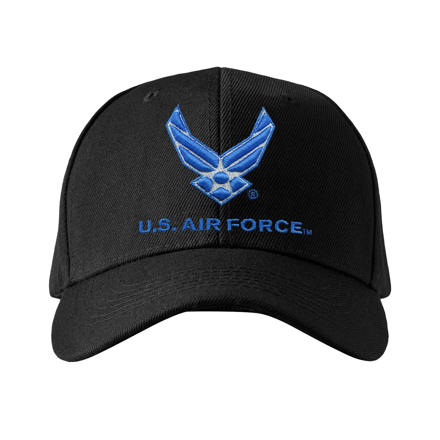 US Air Force Hat - Embroidered 3D Logo Air Force Hat – Flexfit USAF Hat – US Air Force Gifts Large/XL | Disabled USMC Vet Owned Small Business