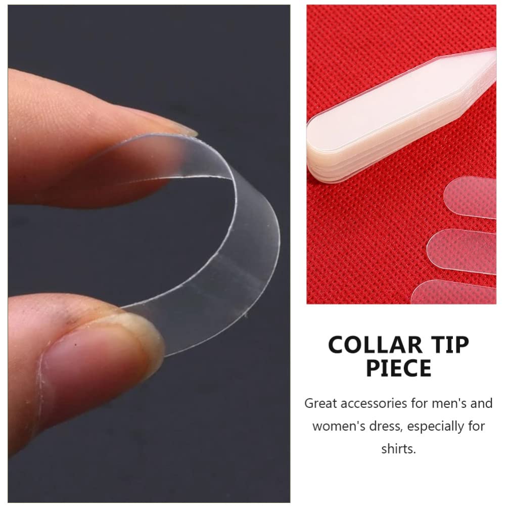 Cabilock 300pcs Plastic Collar suit collar stays clear collar stays collar plastic support Stays For Men