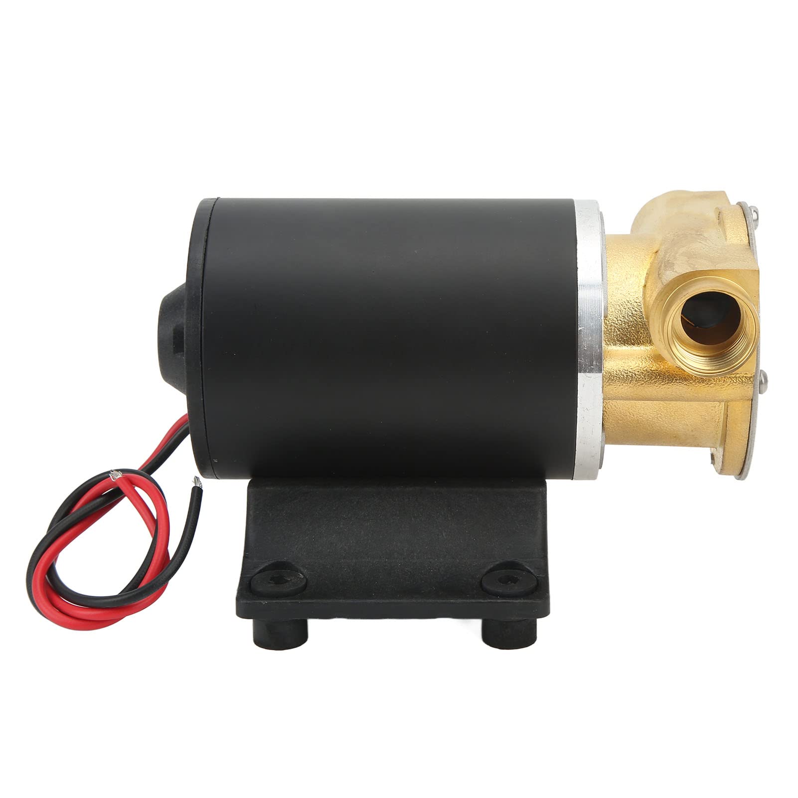 Self Priming Impeller Bilge Pump, Long Life Span 6GPM Baitwell Pump Large Traffic Flush Pump Boat Bilge Pump for Liquid Transfer(#1)