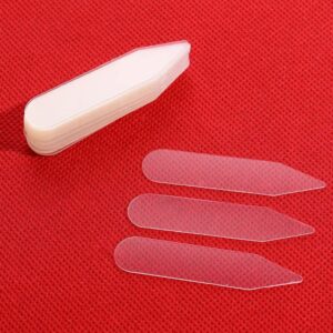 Cabilock 300pcs Plastic Collar suit collar stays clear collar stays collar plastic support Stays For Men