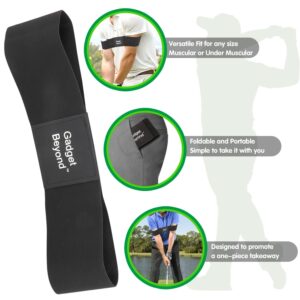 Gadget Beyond Golf Swing Training Aid, Swing Correcting Arm Band Golf arm Training aid Black, Golf Swing aids Training,Golf Swing Trainer