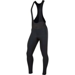 PEARL IZUMI Men's Cycling Bib Tights, High-Stretch Fabric & Water-Resistant, AmFIB, Insulated with Elite Levitate Chamois, Black, Large