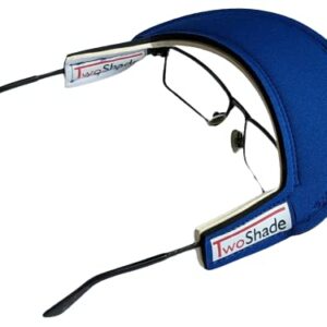 TwoShade Strapless Reversible Sun Visor Golf Tennis Beach Hat Mens Womens Two Shade Blue/White