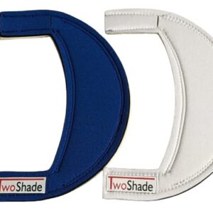 TwoShade Strapless Reversible Sun Visor Golf Tennis Beach Hat Mens Womens Two Shade Blue/White