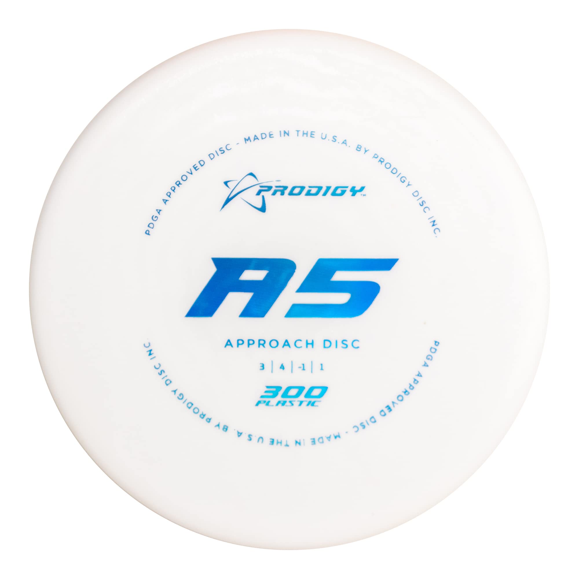 Prodigy Disc 300 A5 | Slightly Overstable Disc Golf Approach | Improve Your Approach Shots | Straight Flying Disc Golf Putter | Comfortable Backhand or Forehand | Great Beginner Disc | Colors may vary