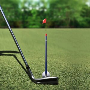 SisterAling Golf Alignment Rods | Golf Training Aid with Industrial Strength Magnet Strong Hold to Golf Clubs Stick Face | Golf Club Aimer Stick Accessories for Golf Shot Swing Practice Traine (Blue)