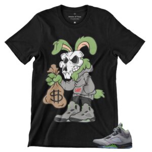 Jordan 5 Green Bean Goat Skull Bag Man Matching Men's T Shirt, Shirt to Match Jordan 5 Greenbean Gift for Jordan 5 Tee