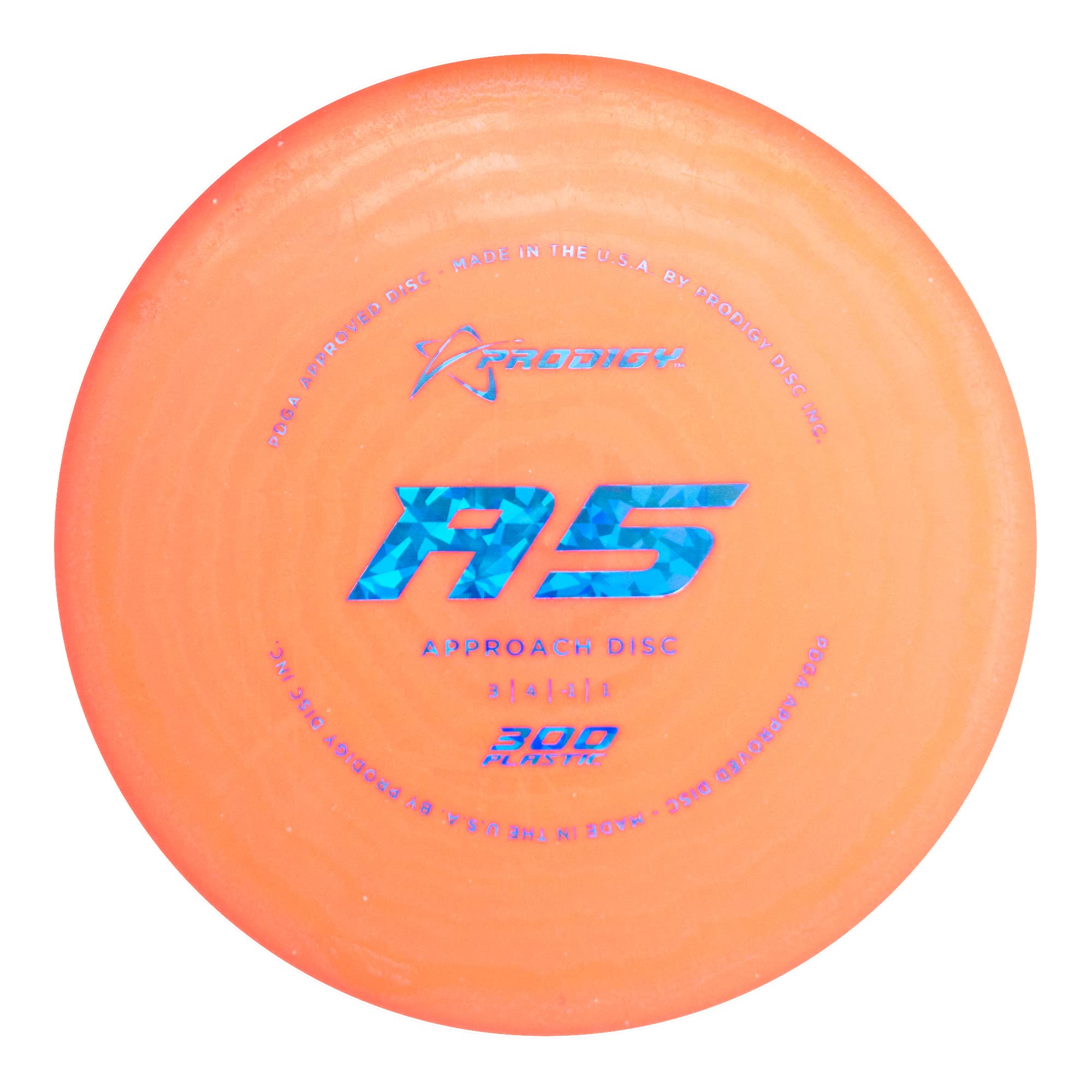 Prodigy Disc 300 A5 | Slightly Overstable Disc Golf Approach | Improve Your Approach Shots | Straight Flying Disc Golf Putter | Comfortable Backhand or Forehand | Great Beginner Disc | Colors may vary