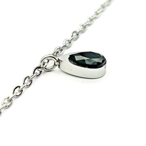 MOXIE ACCESSORIES Stainless Steel Dainty Stars and Teardrop Charm Necklace Pendant