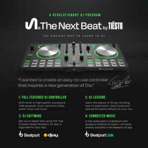 Tiesto DJ Learning Decks For Beginners, DJ Controller, DJ Mixer