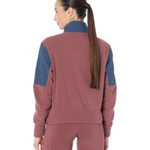 Adidas Women's Fleece Colorblock 1/4 Zip Golf Pullover Cardinal S