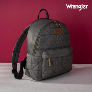 Montana West × Wrangler Backpack Purse for Women Quilted Backpack for Casual