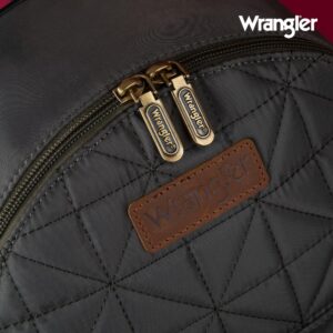 Montana West × Wrangler Backpack Purse for Women Quilted Backpack for Casual