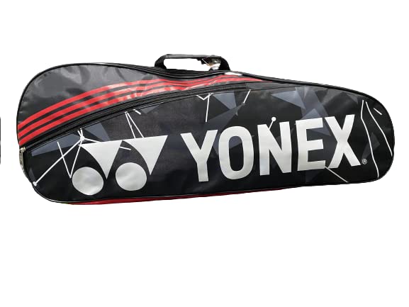 YONEX Badminton KITBAG SUNR 2225 (Black RED), BLACK RED, L, Travel Accessories