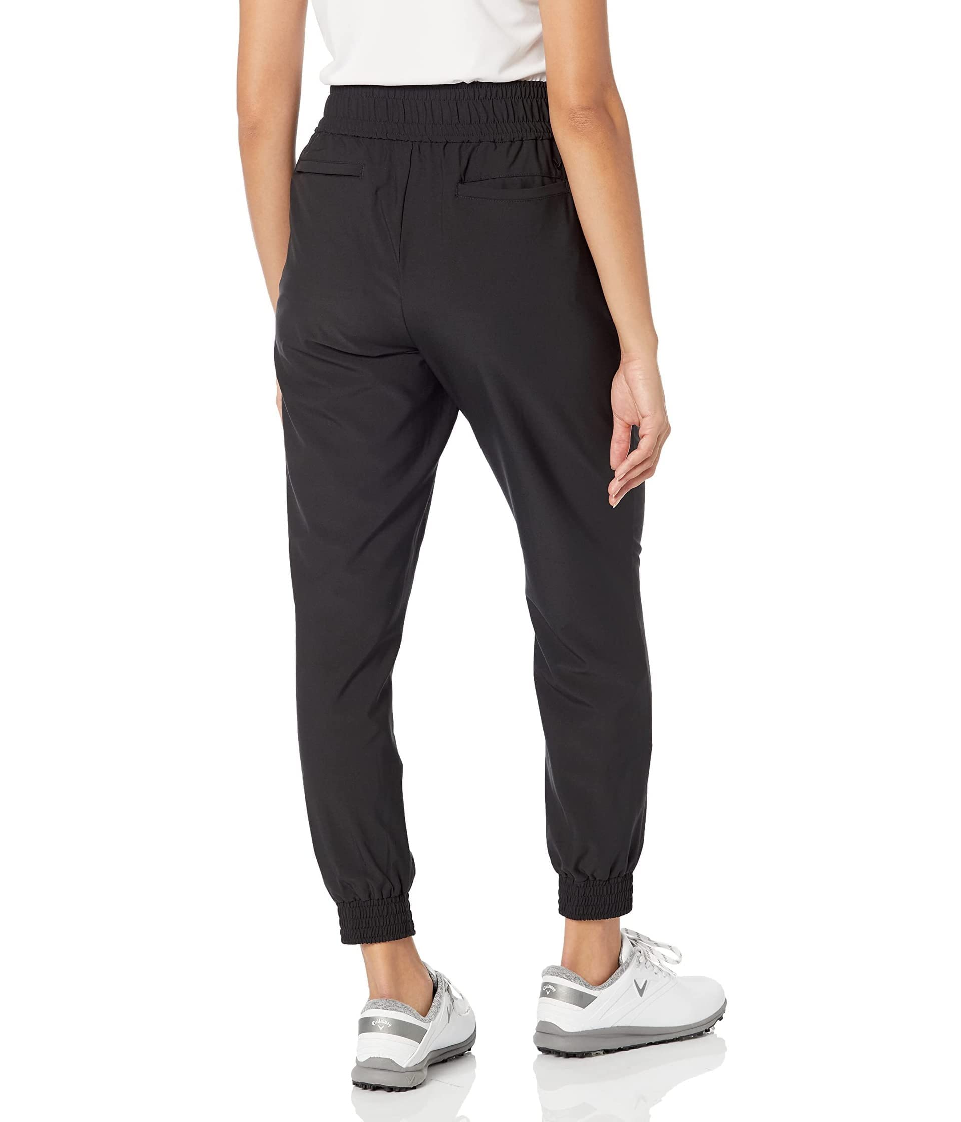 Callaway Women's Lightweight Stretch Golf Jogger, Caviar, X-Large