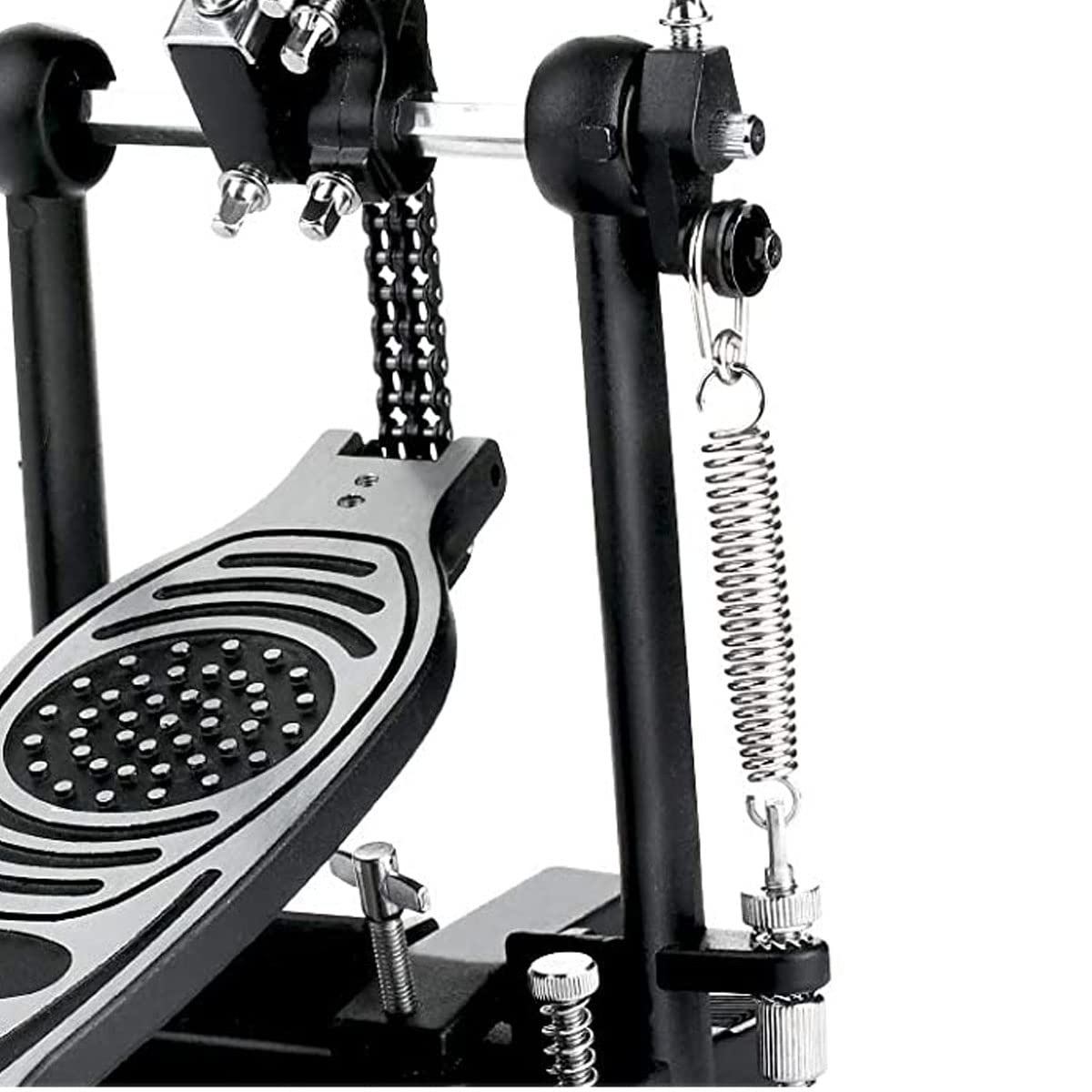 Jiayouy 4pcs Drum Foot Pedal Spring Cam Assembly for Precussion Instrument Replacement Parts (Black)