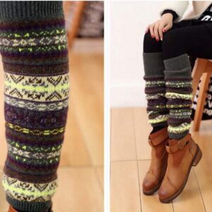 Lucky staryuan Women Wool Knit Leg Warmer Boot Warmer(4Pairs)