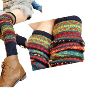 Lucky staryuan Women Wool Knit Leg Warmer Boot Warmer(4Pairs)