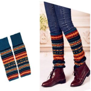 Lucky staryuan Women Wool Knit Leg Warmer Boot Warmer(4Pairs)