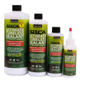 SILCA Ultimate Tubeless Tire Sealant - Replenisher| Long Lasting, Fast Sealing Bike Tire Sealant | Tubeless Sealant - MTB, Road, Gravel Bicycle Tires | Tire Sealant Bicycle (4oz - Replenisher)