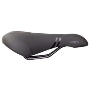 Terry Liberator Y Gel Italia Saddle - Ergonomic Foam/Gel Padded Bike Seat - Men's Comfortable Seat Cushion, Bike Seats for Men - Dura-Tek Synthetic Cover, Center Cutaway