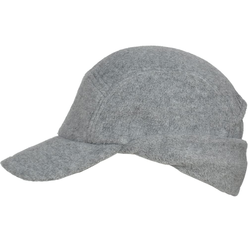 FETHAR Womens Athletic Winter Hat with Ponytail Hole - Fleece Running Hat for Womens (Athletic Grey Heather)