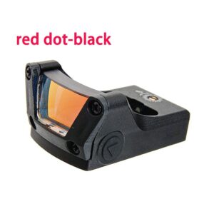 Pistol Red Dot Reflex Sight Adjustable Brightness with Glock General Mount(black)