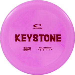 Latitude 64 Zero Line Soft Keystone Putt & Approach Golf Disc [Colors Will Vary] - 173-176g