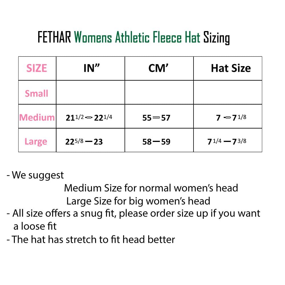 FETHAR Womens Athletic Winter Hat with Ponytail Hole - Fleece Running Hat for Womens (Black/Reflective)