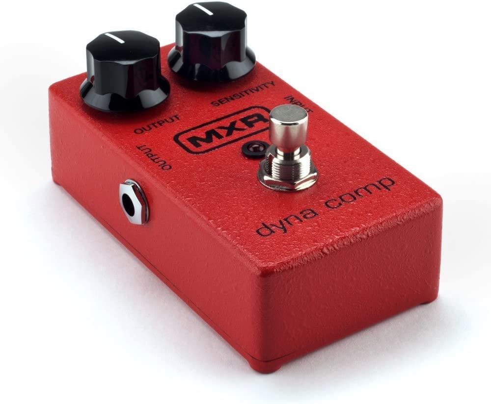 Briskdrop MXR M102 Dyna Comp Compressor Pedal Bundle with 2 Patch Cables and 6 Dunlop Picks