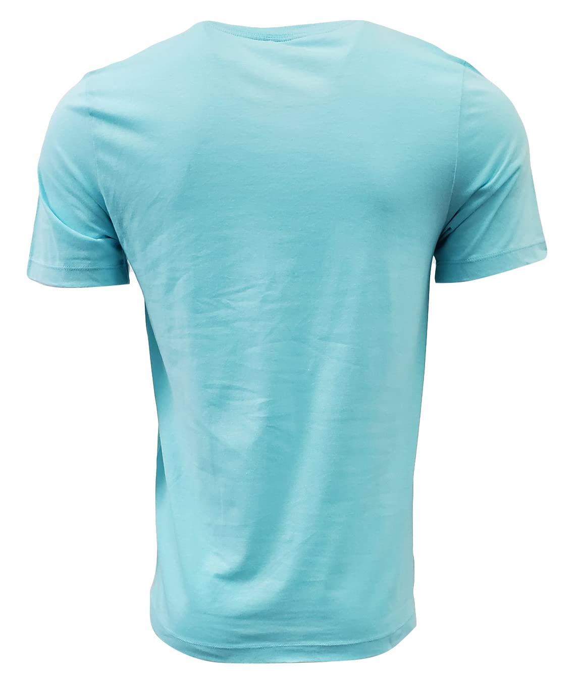 Nike Mens Just Do It Box Crewneck T-Shirt (X-Large, Aqua Blue)