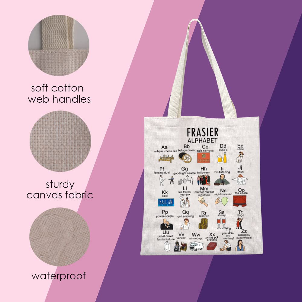 MNIGIU F-rasie-r TV Show Fan Gift F-rasie-r Tote Bag F-rasie-r Merchandise F-rasie-r Inspired Gift (Shopping Bag)